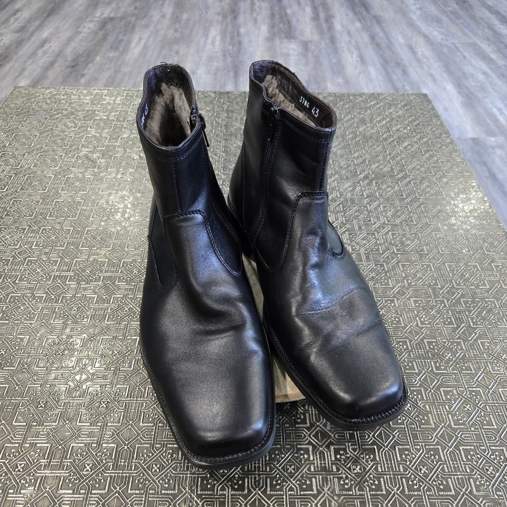 🐢 Romano Sicari Made In Italy Boots Genuine Leather. Size 10 - Picture 9 of 14